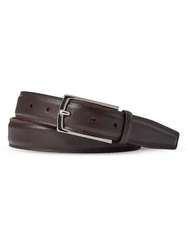 Ralph Lauren Purple Label Men's Leather Belt - Dark Brown - Size 42 | Thumbnail 1