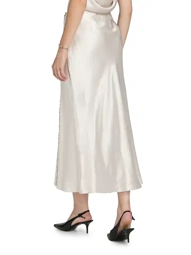 Jason Wu Collection Women's Embellished Washed-Twill Bias Midi-Skirt | Thumbnail 5 Jason Wu Collection Women's Embellished Washed-Twill Bias Midi-Skirt | Thumbnail 5