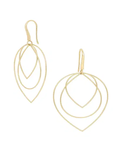 Lana Women's 3-Tier 14K Yellow Gold Earrings - Yellow Gold | Thumbnail 1 Lana Women's 3-Tier 14K Yellow Gold Earrings - Yellow Gold | Thumbnail 1