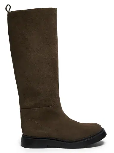 Proenza Schouler Women's Bank 25MM Suede Tall Boots | Thumbnail 1 Proenza Schouler Women's Bank 25MM Suede Tall Boots | Thumbnail 1