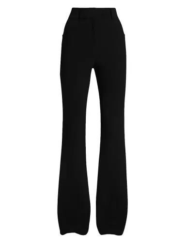Proenza Schouler White Label Women's Kalea Compact Stretch Crepe Pants - Black - Size 12 | Thumbnail 1 Proenza Schouler White Label Women's Kalea Compact Stretch Crepe Pants - Black - Size 12 | Thumbnail 1