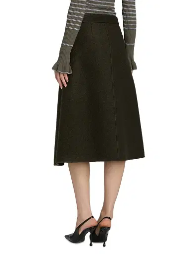 Proenza Schouler Women's Bodhi Bouclé Twill Wrap Skirt | Thumbnail 5