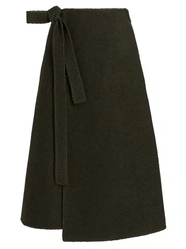 Proenza Schouler Women's Bodhi Bouclé Twill Wrap Skirt | Thumbnail 1