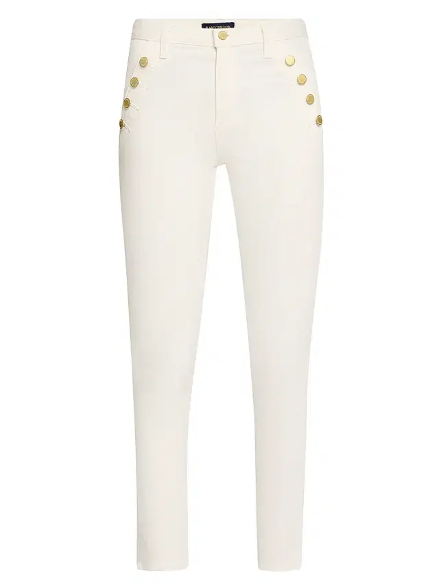 Ramy Brook Women's Helena High-Rise Skinny Jeans - White