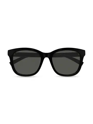 Gucci Women's Lines 55MM Square Sunglasses - Black | Thumbnail 3