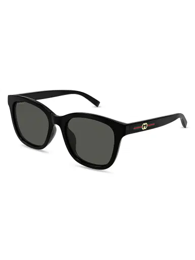 Gucci Women's Lines 55MM Square Sunglasses - Black | Thumbnail 1