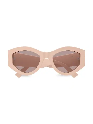 Gucci Women's GG Extruded 53MM Oval Sunglasses - Pink | Thumbnail 2 Gucci Women's GG Extruded 53MM Oval Sunglasses - Pink | Thumbnail 2