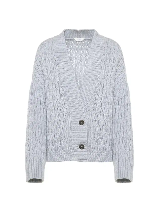 Women's Anna Cashmere Cardigan - Sea Grey