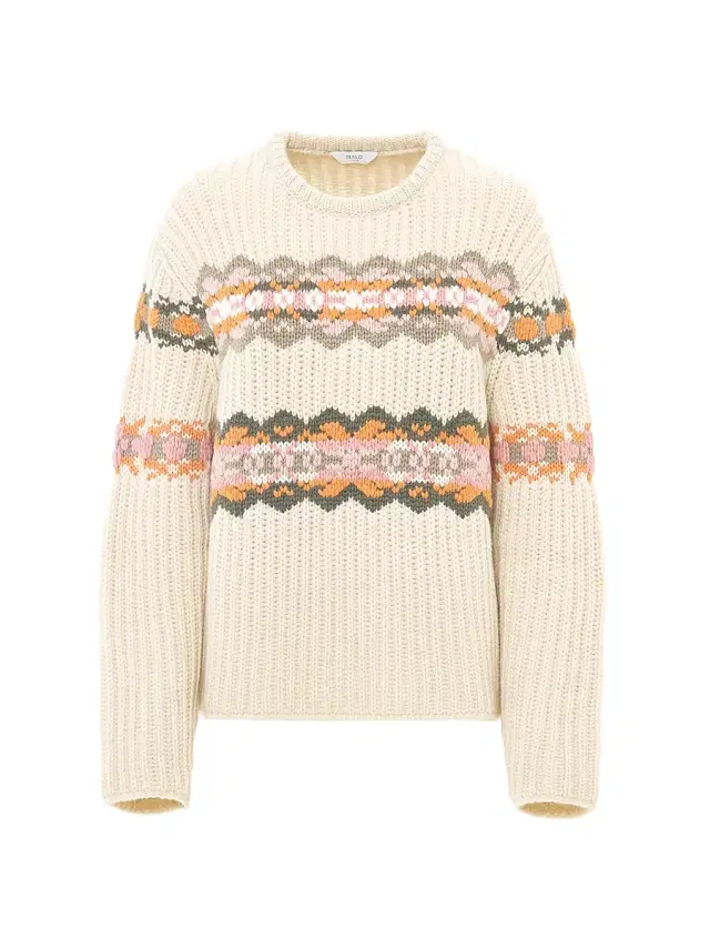 Malo Women's Freya Crewneck Cashmere Sweater - Soy Milk