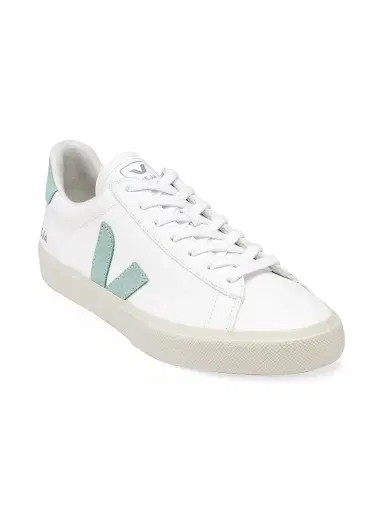 Veja Women's Campo Leather-Trim Low-Top Sneakers Sneakers - Matcha | Thumbnail 2