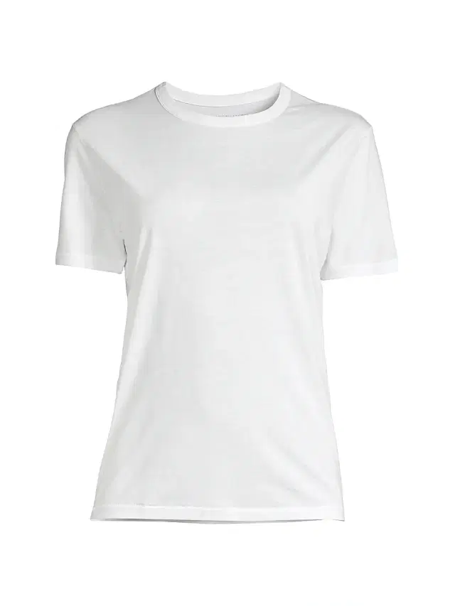 Women's Cotton Crewneck T-Shirt - White