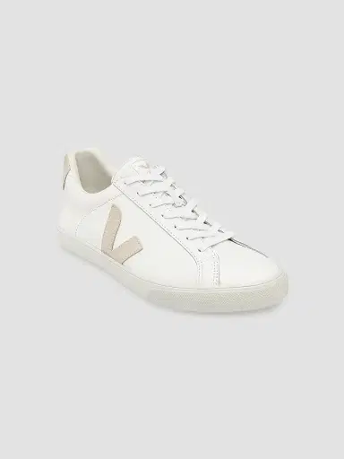 Veja Women's Esplar Leather Low-Top Sneakers - Extra White Sable | Thumbnail 2 Veja Women's Esplar Leather Low-Top Sneakers - Extra White Sable | Thumbnail 2