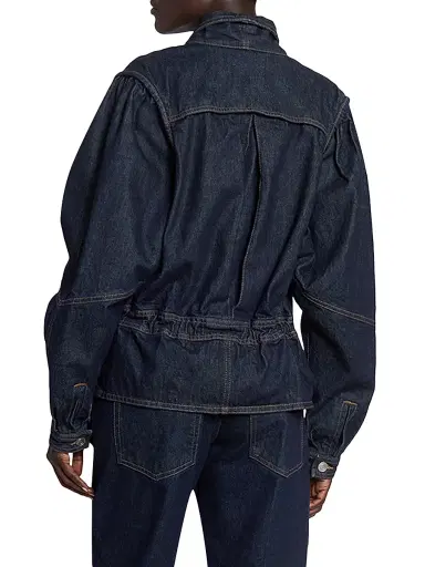 Isabel Marant Women's Dolie Blouson Denim Jacket - Dark Midnight - Size 10 | Thumbnail 5 Isabel Marant Women's Dolie Blouson Denim Jacket - Dark Midnight - Size 10 | Thumbnail 5