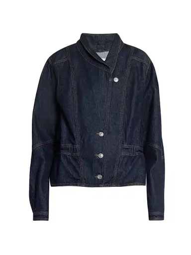 Isabel Marant Women's Dolie Blouson Denim Jacket - Dark Midnight - Size 10 | Thumbnail 1 Isabel Marant Women's Dolie Blouson Denim Jacket - Dark Midnight - Size 10 | Thumbnail 1