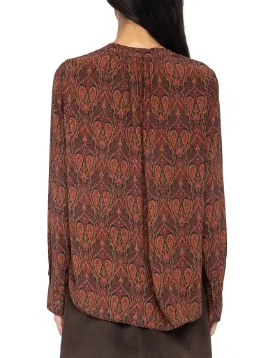 Zadig & Voltaire Women's Tinko Paisley Top - Black - Size Large | Thumbnail 5 Zadig & Voltaire Women's Tinko Paisley Top - Black - Size Large | Thumbnail 5