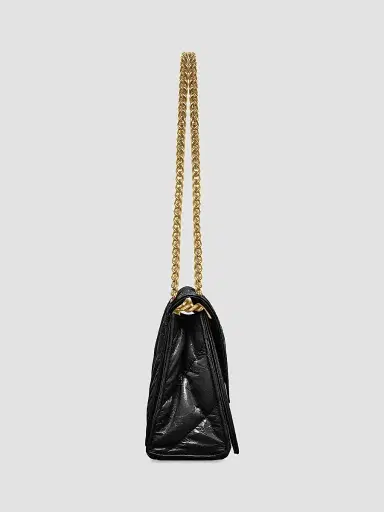 Balenciaga Women's Crush Small Chain Bag Quilted | Thumbnail 4 Balenciaga Women's Crush Small Chain Bag Quilted | Thumbnail 4