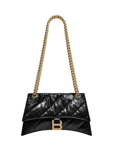 Balenciaga Women's Crush Small Chain Bag Quilted | Thumbnail 1 Balenciaga Women's Crush Small Chain Bag Quilted | Thumbnail 1