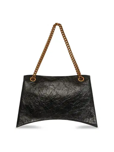 Balenciaga Women's Crush Chain Bag - Black | Thumbnail 4 Balenciaga Women's Crush Chain Bag - Black | Thumbnail 4