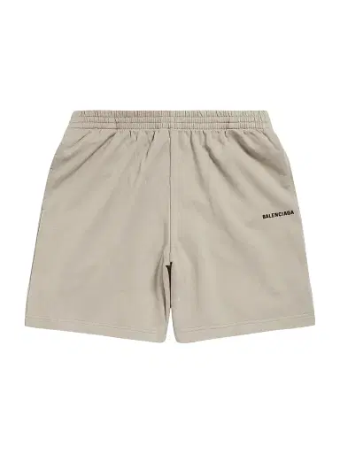 Balenciaga Back Sweatshorts - Beige - Size Medium | Thumbnail 1 Balenciaga Back Sweatshorts - Beige - Size Medium | Thumbnail 1