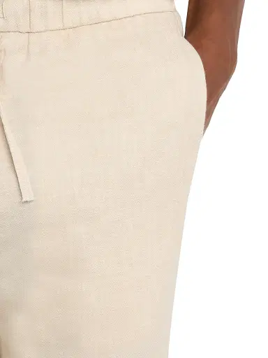 Frescobol Carioca Men's Felipe Linen Drawstring Shorts | Thumbnail 5 Frescobol Carioca Men's Felipe Linen Drawstring Shorts | Thumbnail 5