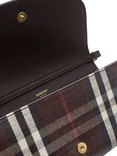 Burberry Women's Highlands Check Wallet - Mahogany | Thumbnail 3
