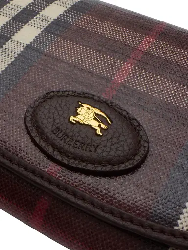 Burberry Women's Highlands Check Wallet - Mahogany | Thumbnail 4