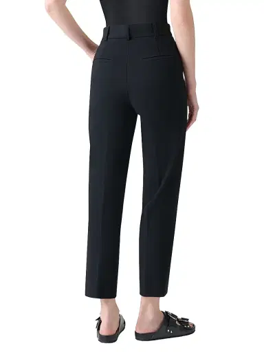 Akris punto Women's Ferry Jersey Mid-Rise Tapered-Leg Pants | Thumbnail 5