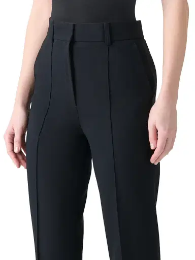 Akris punto Women's Ferry Jersey Mid-Rise Tapered-Leg Pants | Thumbnail 6