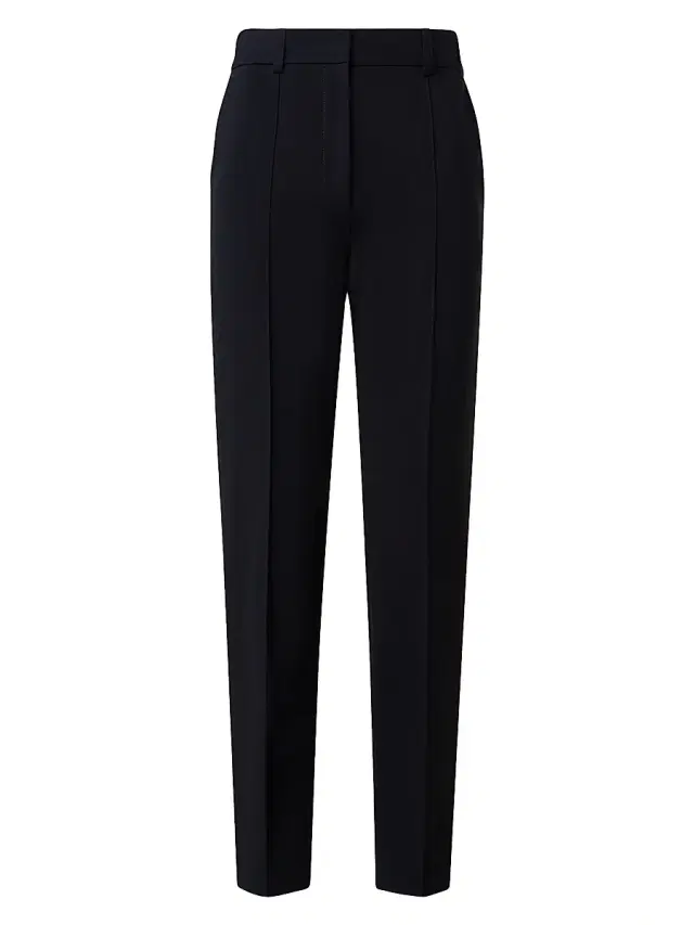 Women's Ferry Jersey Mid-Rise Tapered-Leg Pants - Black