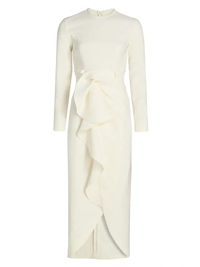Kika Vargas Women's Genzebe Ruffled Crêpe Midi-Dress -