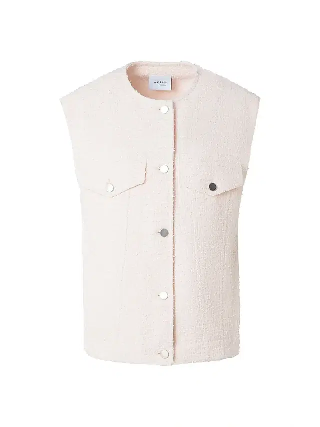 Akris punto Women's Bouclé Tweed Gilet - Pink