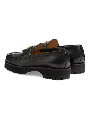 Valentino Garavani Men's VLogo Signature Buffalo Loafers - Black - Size 11.5 | Thumbnail 3 Valentino Garavani Men's VLogo Signature Buffalo Loafers - Black - Size 11.5 | Thumbnail 3