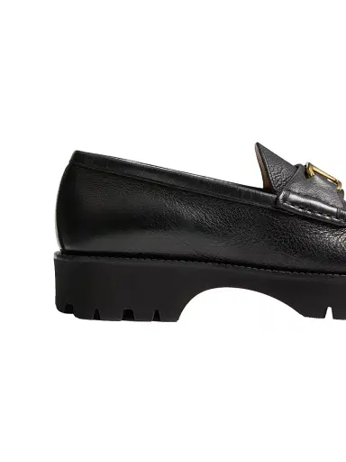 Valentino Garavani Men's VLogo Signature Buffalo Loafers - Black - Size 11.5 | Thumbnail 6 Valentino Garavani Men's VLogo Signature Buffalo Loafers - Black - Size 11.5 | Thumbnail 6