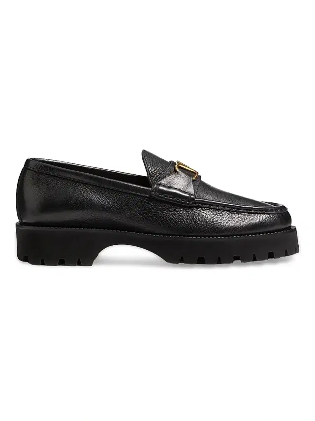 Valentino Garavani Men's VLogo Signature Buffalo Loafers - Black