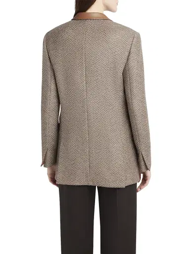 Giorgio Armani Women's Wool-Cashmere Single-Breasted Blazer | Thumbnail 4