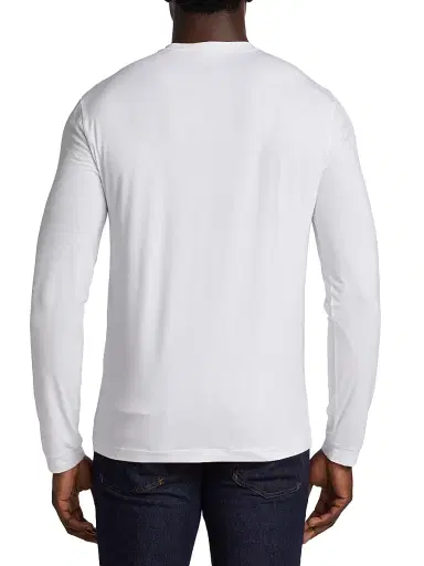 Giorgio Armani Men's Stretch Long-Sleeve Shirt - White - Size 46 | Thumbnail 5