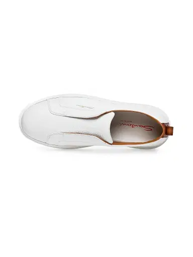 Santoni Men's Victory Leather Slip-On Sneakers | Thumbnail 3 Santoni Men's Victory Leather Slip-On Sneakers | Thumbnail 3