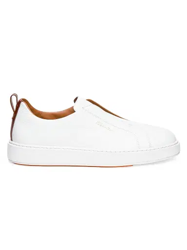 Santoni Men's Victory Leather Slip-On Sneakers | Thumbnail 1 Santoni Men's Victory Leather Slip-On Sneakers | Thumbnail 1
