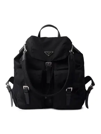 Prada Men's Re-Nylon Backpack - Black | Thumbnail 1 Prada Men's Re-Nylon Backpack - Black | Thumbnail 1