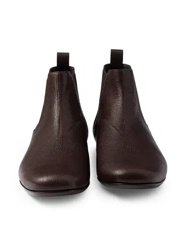 Prada Men's Leather Chelsea Boots - Brown | Thumbnail 2