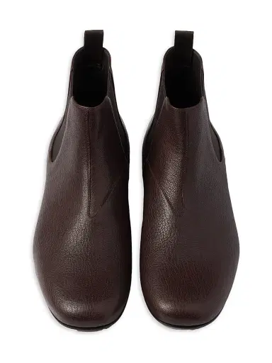 Prada Men's Leather Chelsea Boots - Brown | Thumbnail 4