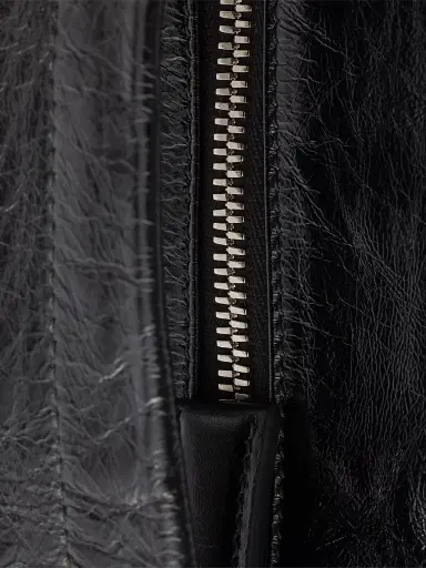 Prada Men's Leather Shoulder Bag - Black | Thumbnail 6