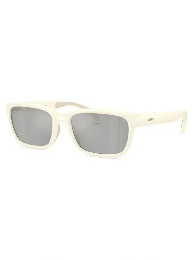 Moncler Women's 55MM Rectangular Sunglasses - Silver