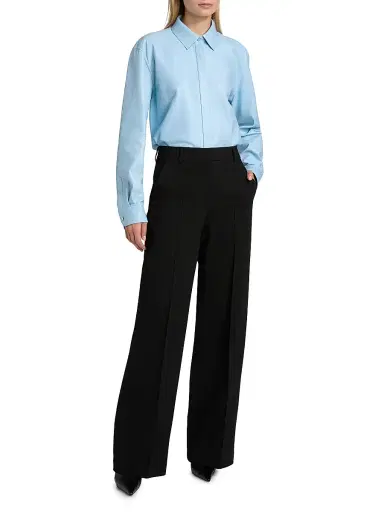 Tom Ford Women's French Plonge Leather Shirt | Thumbnail 2 Tom Ford Women's French Plonge Leather Shirt | Thumbnail 2