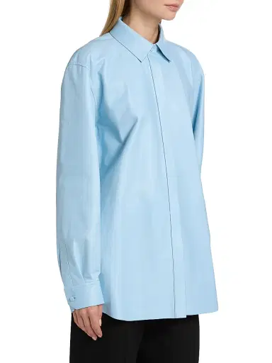 Tom Ford Women's French Plonge Leather Shirt | Thumbnail 4 Tom Ford Women's French Plonge Leather Shirt | Thumbnail 4