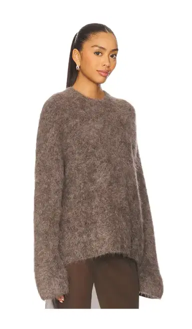 Soft Goat Alpaca Crewneck Pullover | Thumbnail 2 Soft Goat Alpaca Crewneck Pullover | Thumbnail 2