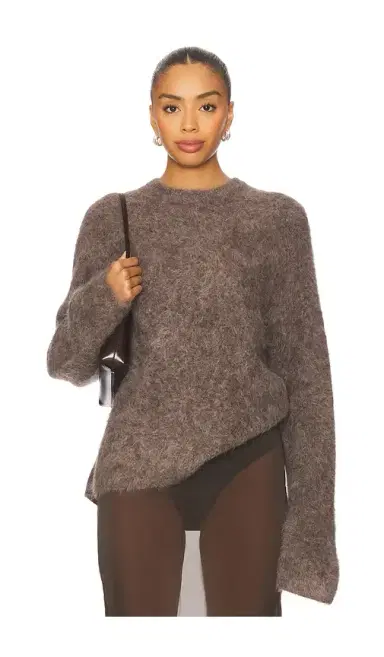 Soft Goat Alpaca Crewneck Pullover | Thumbnail 1 Soft Goat Alpaca Crewneck Pullover | Thumbnail 1