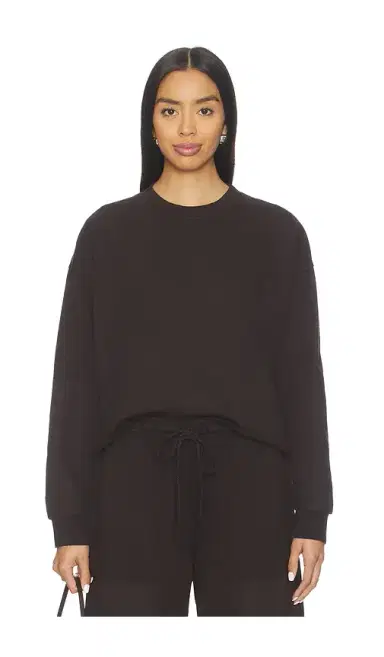 LESET Jamie Patch Crew Sweater | Thumbnail 1