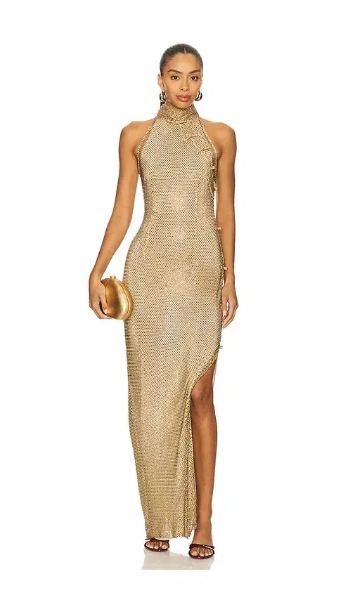 SAU LEE Santana Crystal Dress