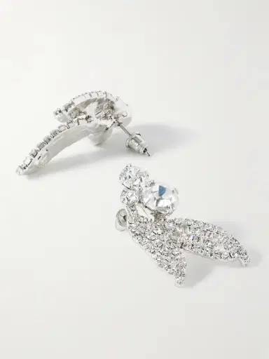 Jennifer Behr Alvara Silver-plated Crystal Earrings | Thumbnail 3 Jennifer Behr Alvara Silver-plated Crystal Earrings | Thumbnail 3